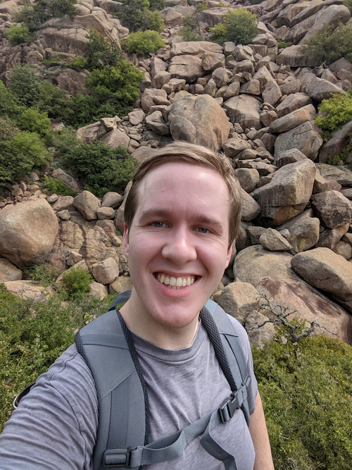 A picture of the author